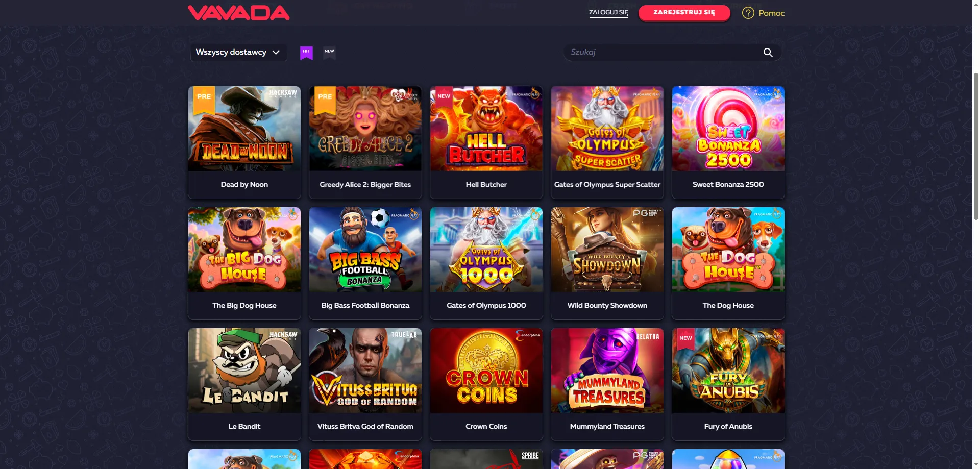 Vavada Casino najlepsze sloty – ponad 5000 gier online