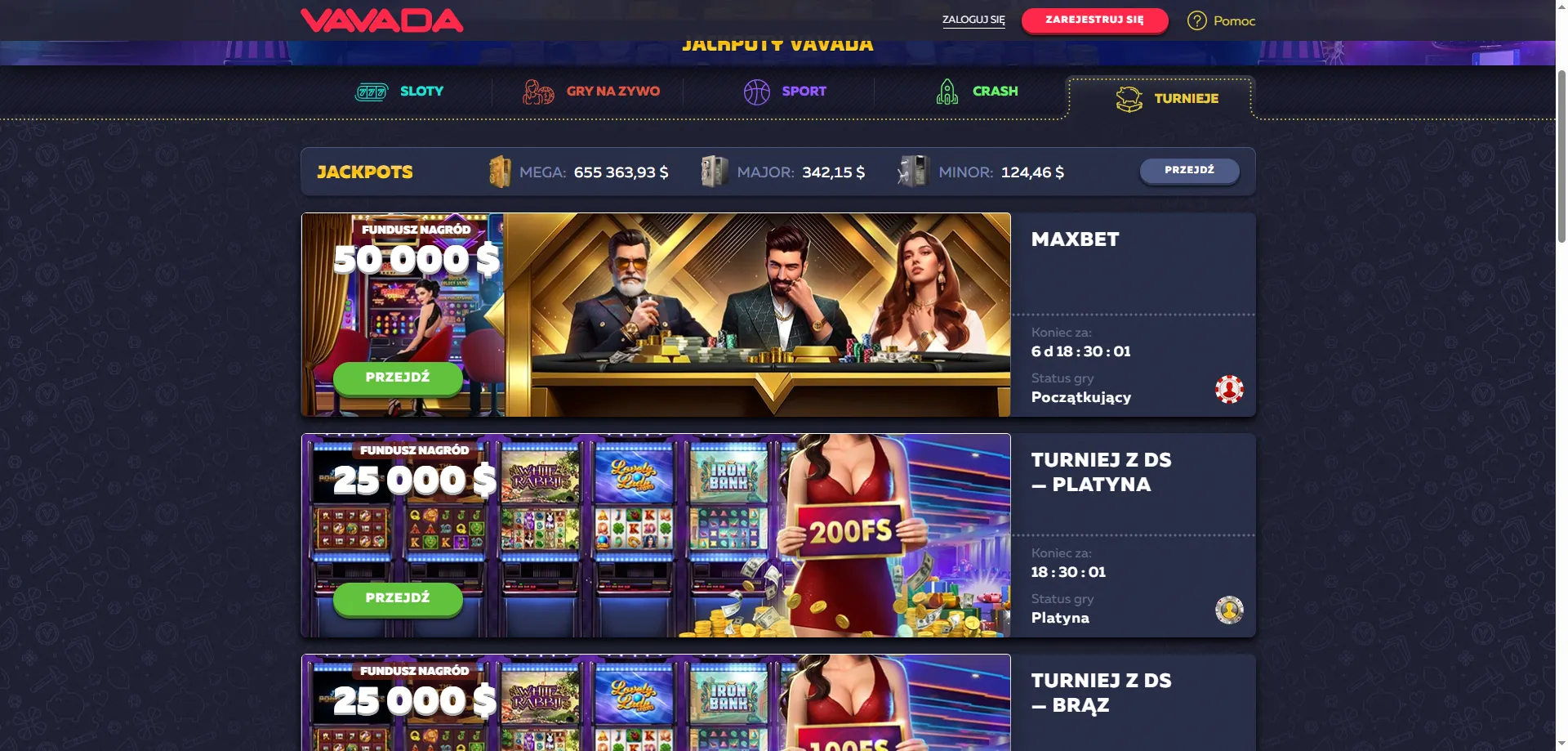 Vavada Casino bonus powitalny – 100 darmowych spinów bez depozytu